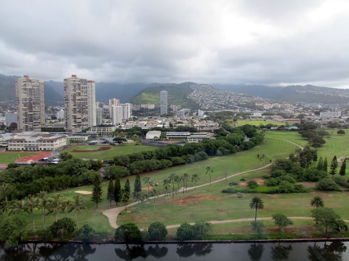 Ala Wai Golf Course in Honolulu, Hawaii