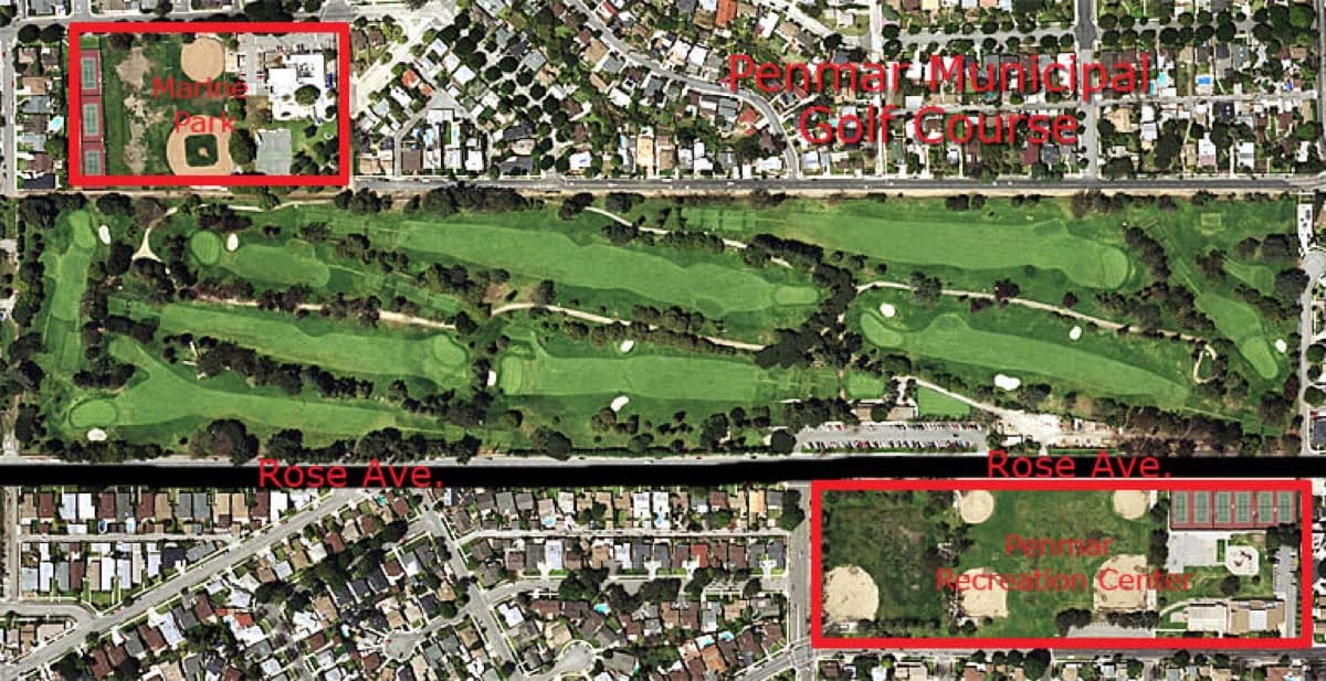 Penmar Golf Course in Los Angeles, California