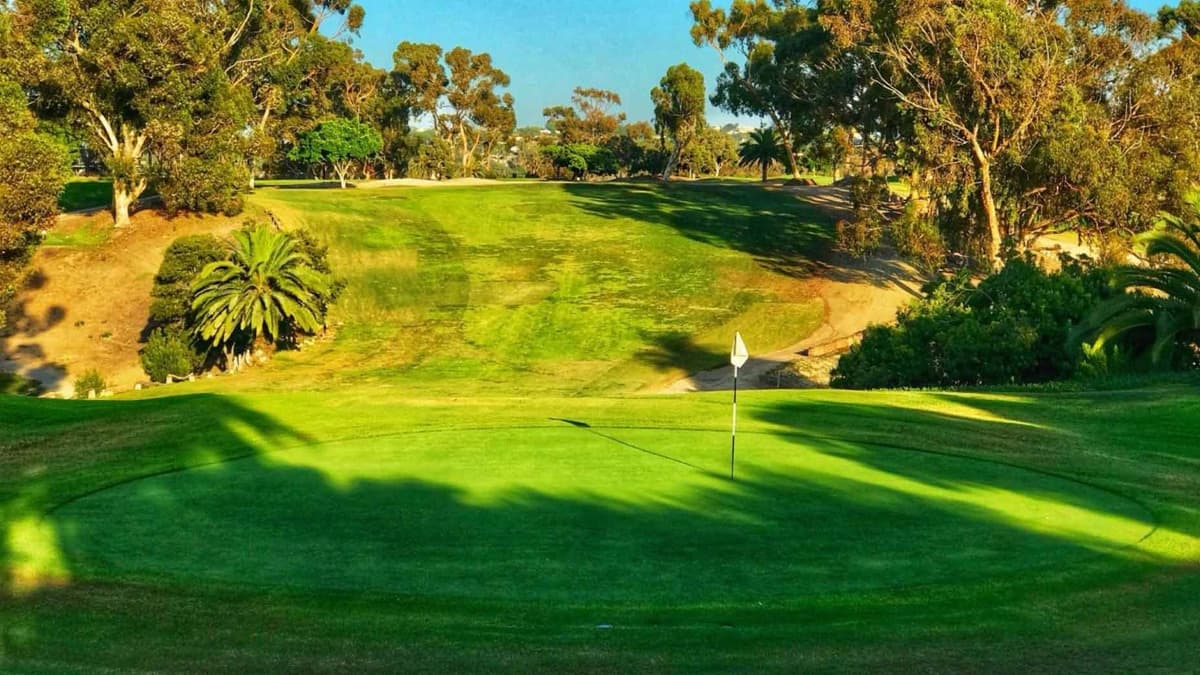 Goat Hill Park golf course in Oceanside, California