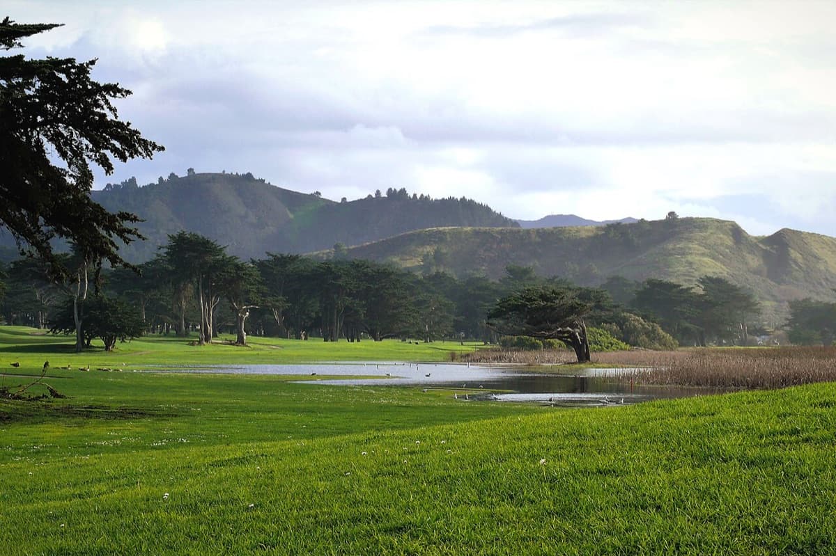 Sharp Park Golf Course in San Francisco, California