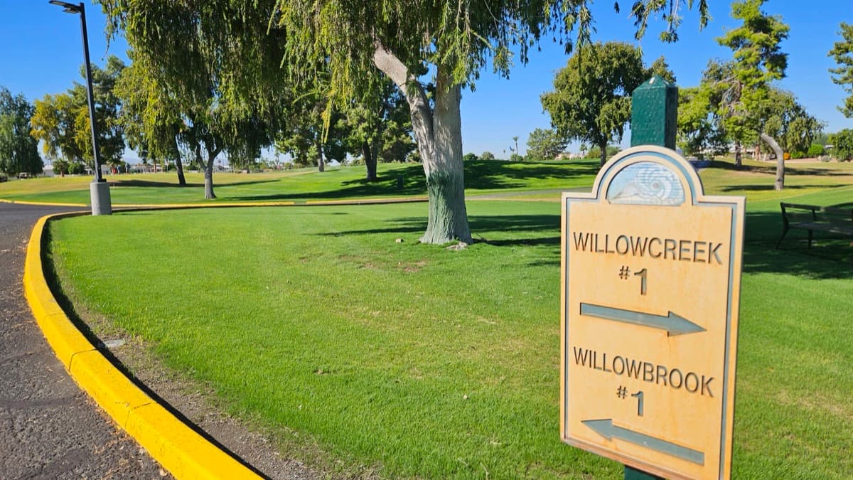 Willowcreek Golf Course in Sun City, Arizona