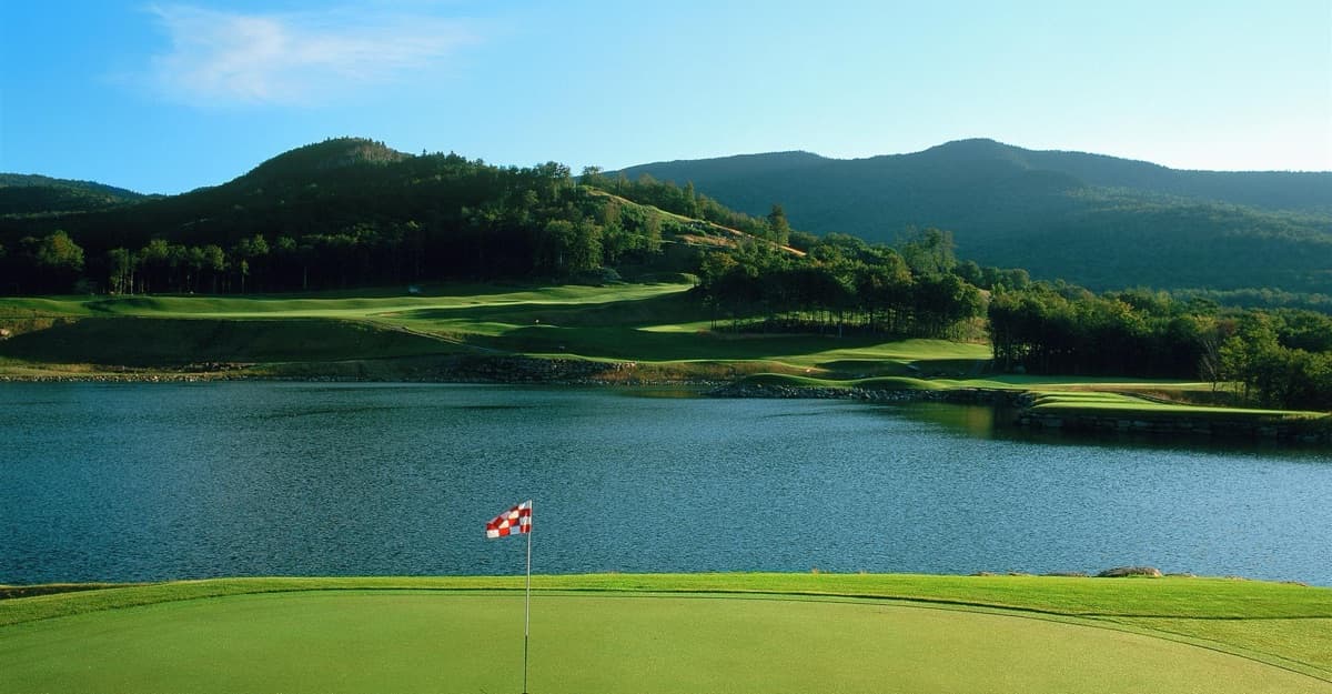 The Mountain Course at Spruce Peak in Vermont