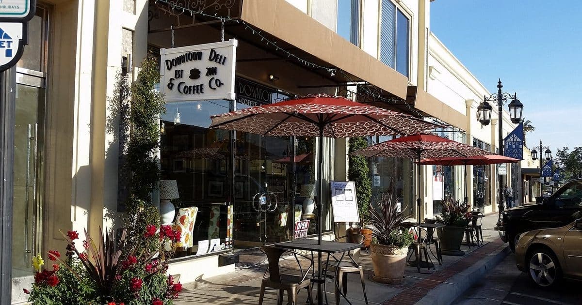 Downtown Hemet, California