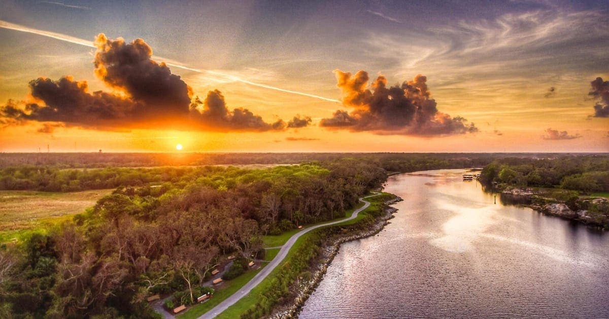 Sunset in Palm Coast, Florida