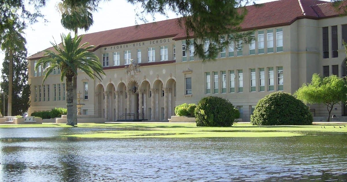 Historic Old Main building in Peoria, Arizona