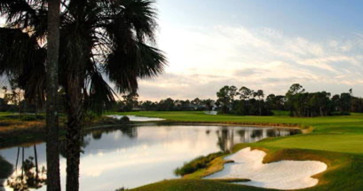 Golf course in Port St. Lucie, Florida