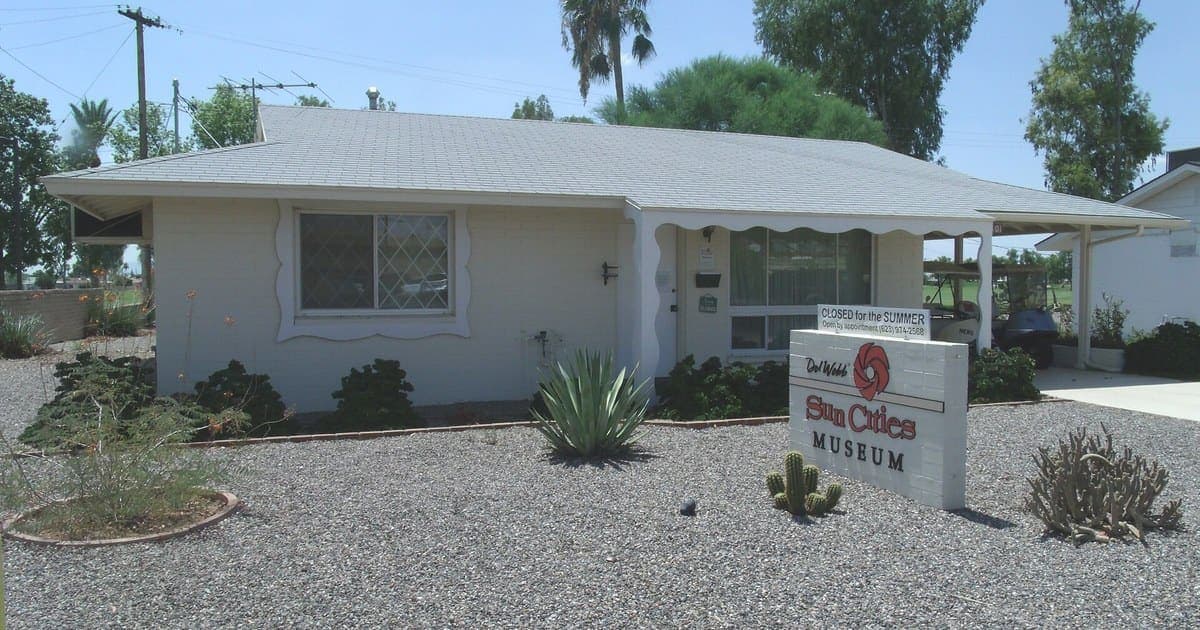 Model home in Sun City, Arizona
