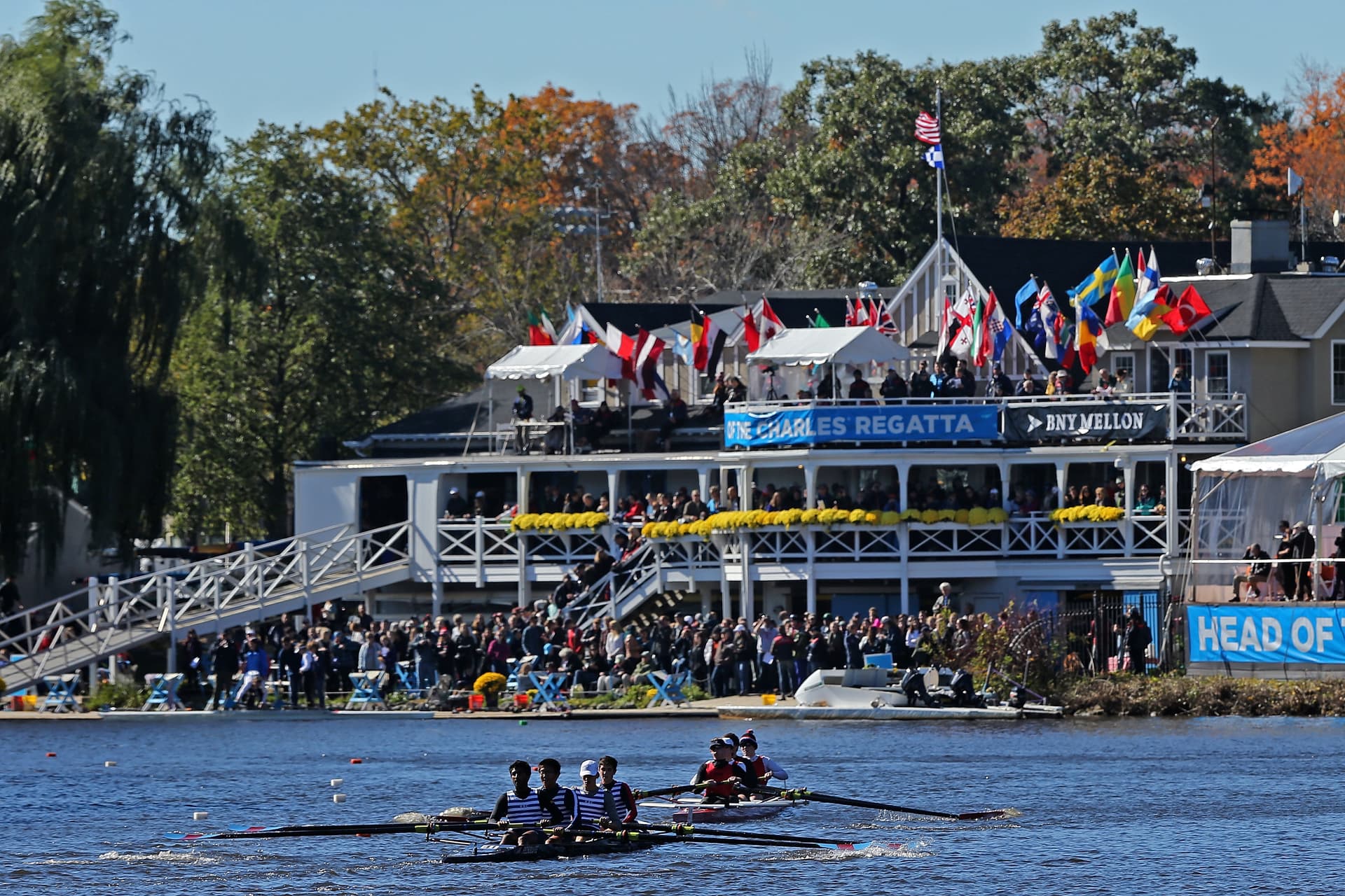 Head of the Charles Regatta in Boston, MA