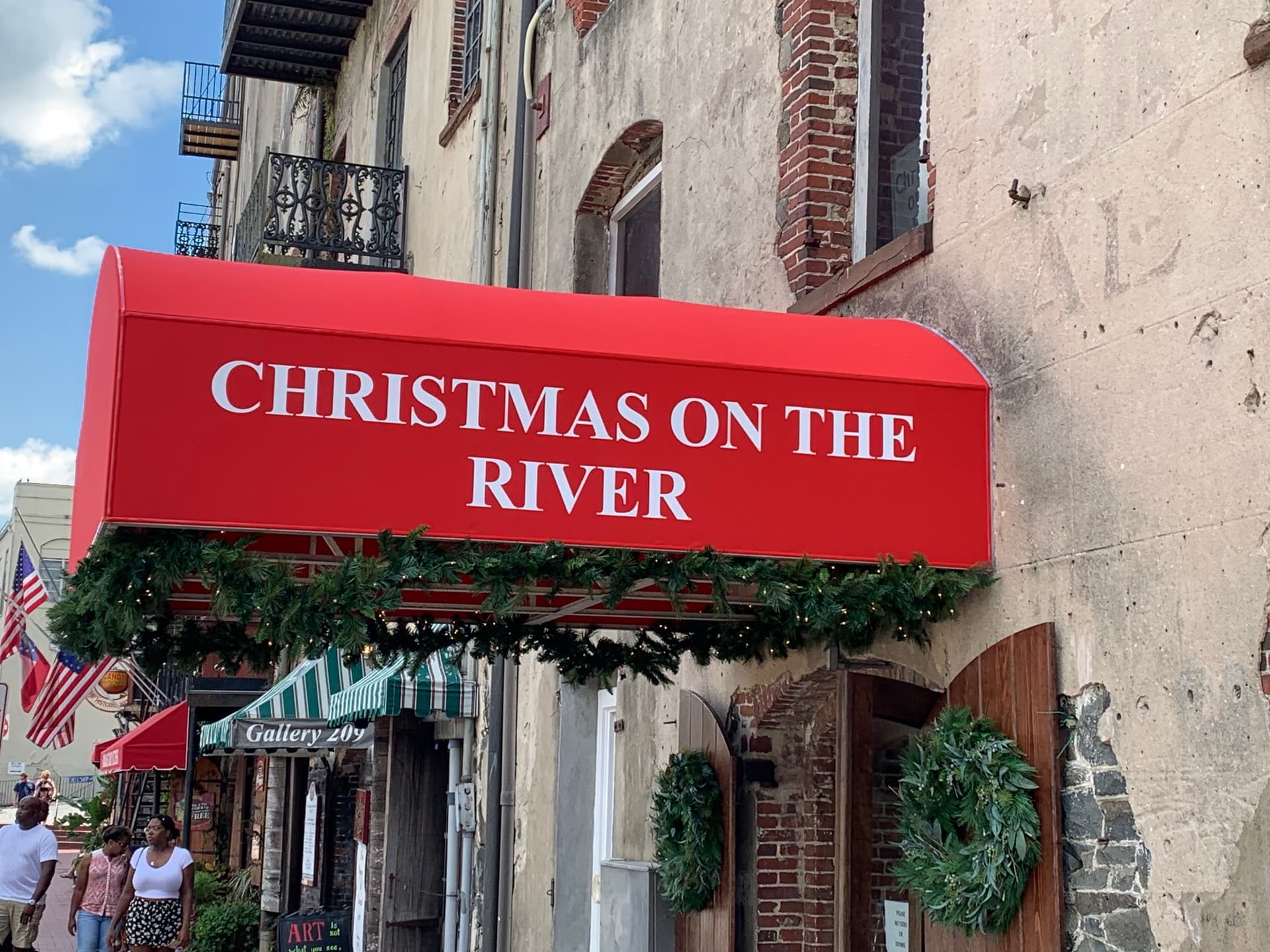 Christmas on the River in Savannah, GA