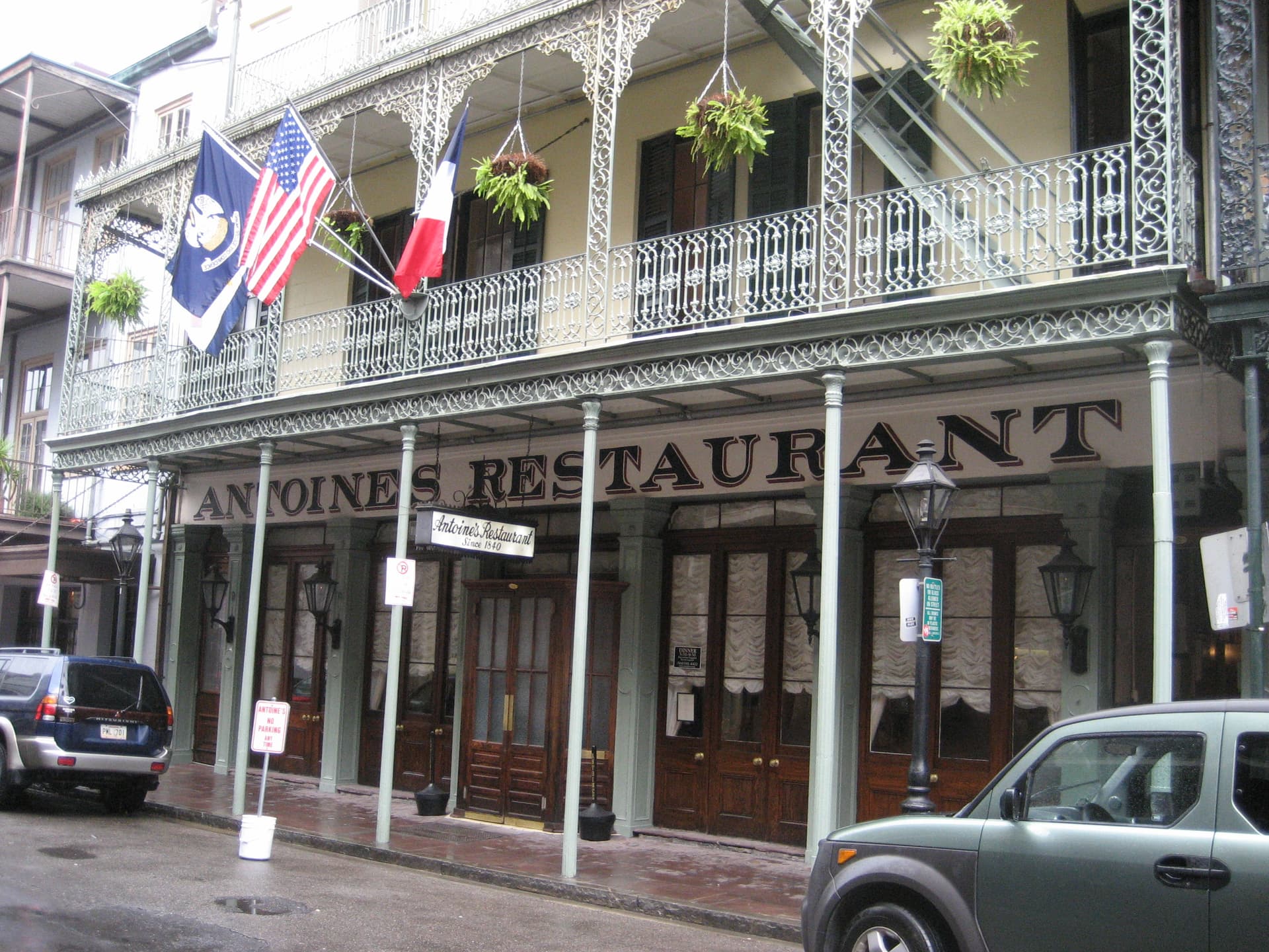 Antoine's in the French Quarter in New Orleans, LA